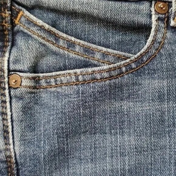 Old Navy Ultra Low Waist Skinny Blue Denim Jeans Womens Size 12 - Picture 5 of 6